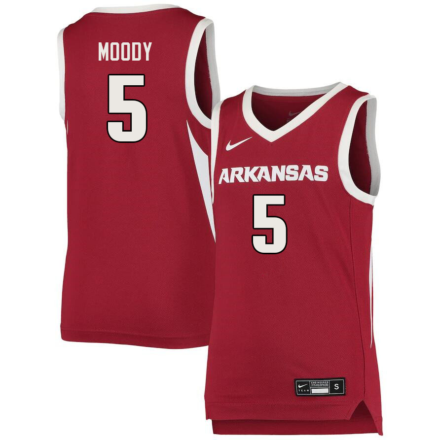 Men #5 Moses Moody Arkansas Razorbacks College Basketball Jerseys Sale-Cardinal - Click Image to Close